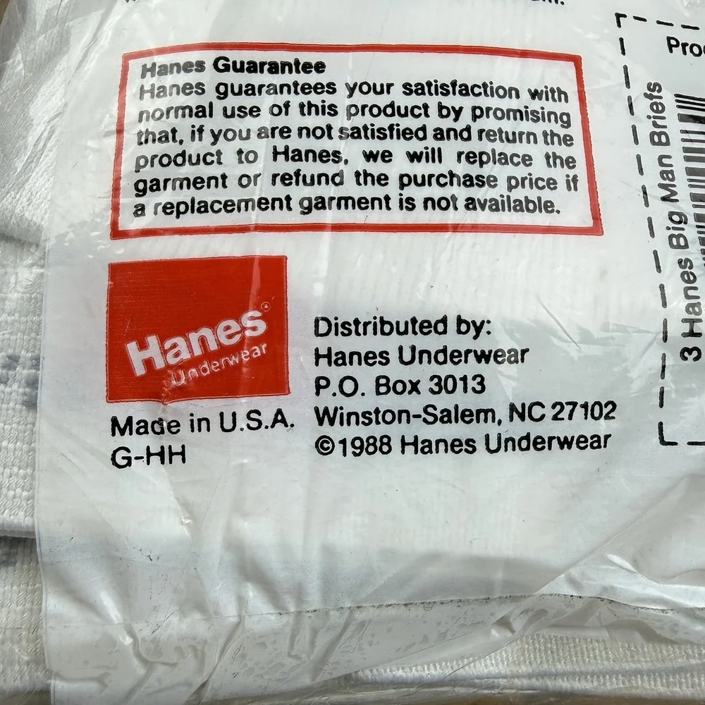 Hanes open package